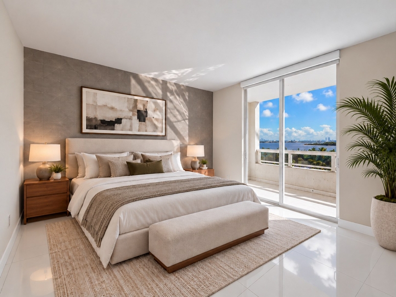 Private Listing: 1800 N Bayshore Dr #505, Miami, FL 33132 | 1800 Club 2 Bedroom Bay View Condo - Miami luxury real estate
