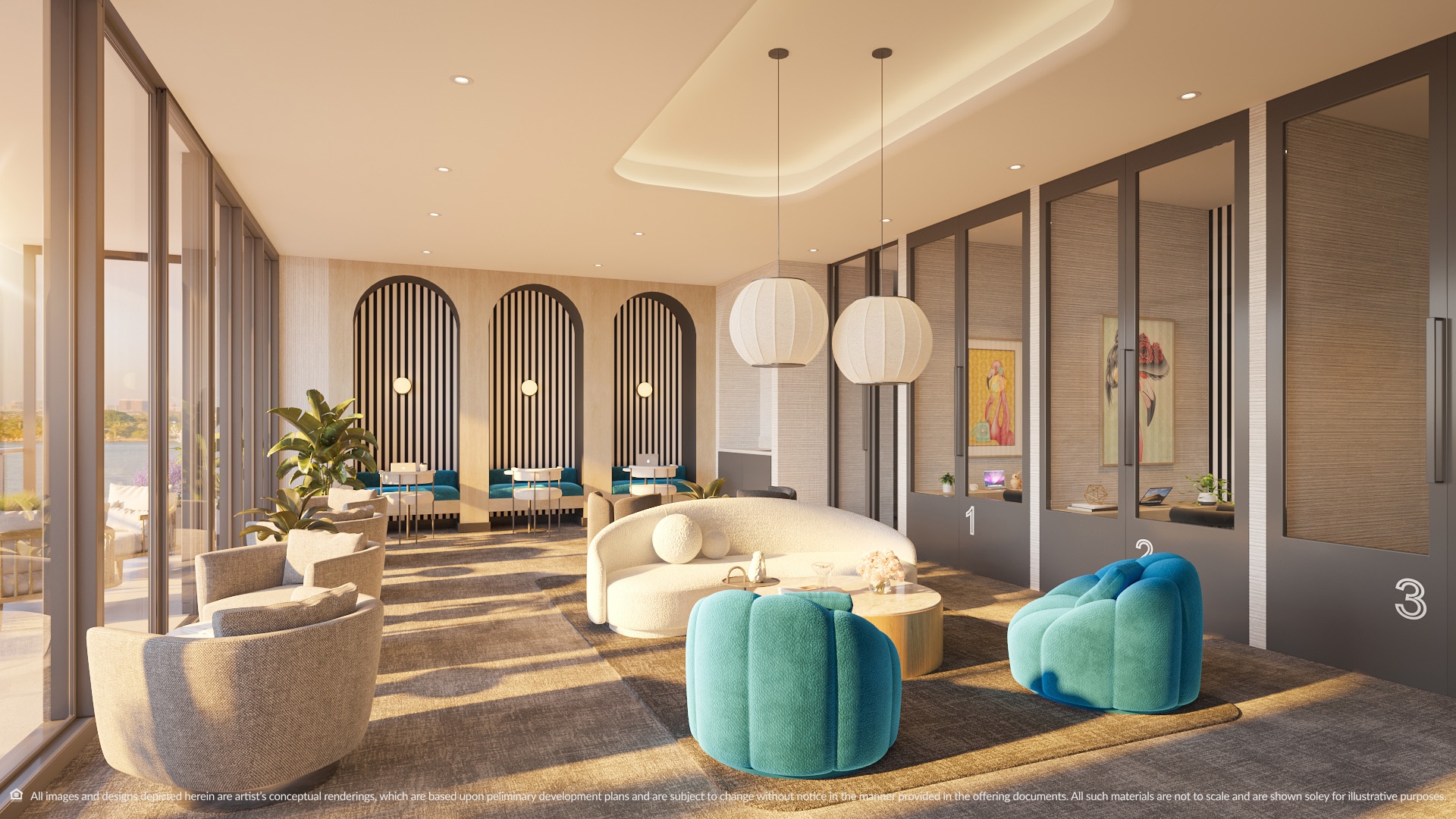 Continuum Club & Residences North Bay Village - Luxury Condo Interior