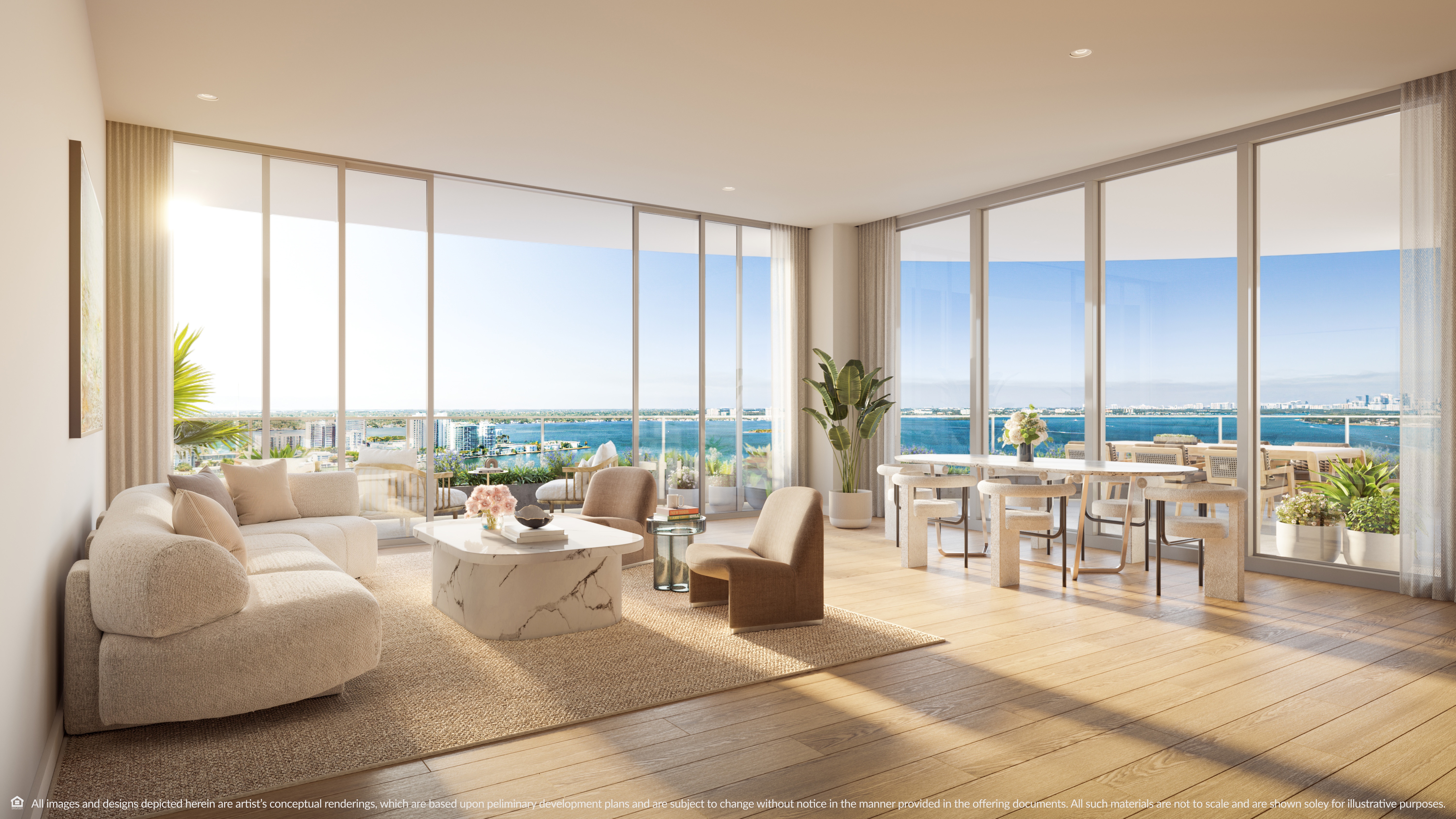 Continuum Club & Residences North Bay Village - Luxury Condo Interior