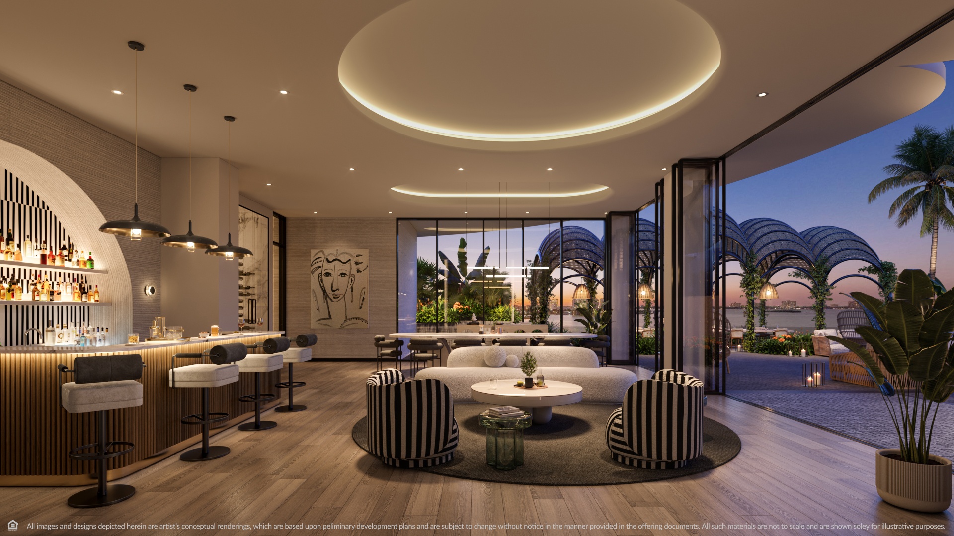 Continuum Club & Residences North Bay Village - Luxury Condo Interior