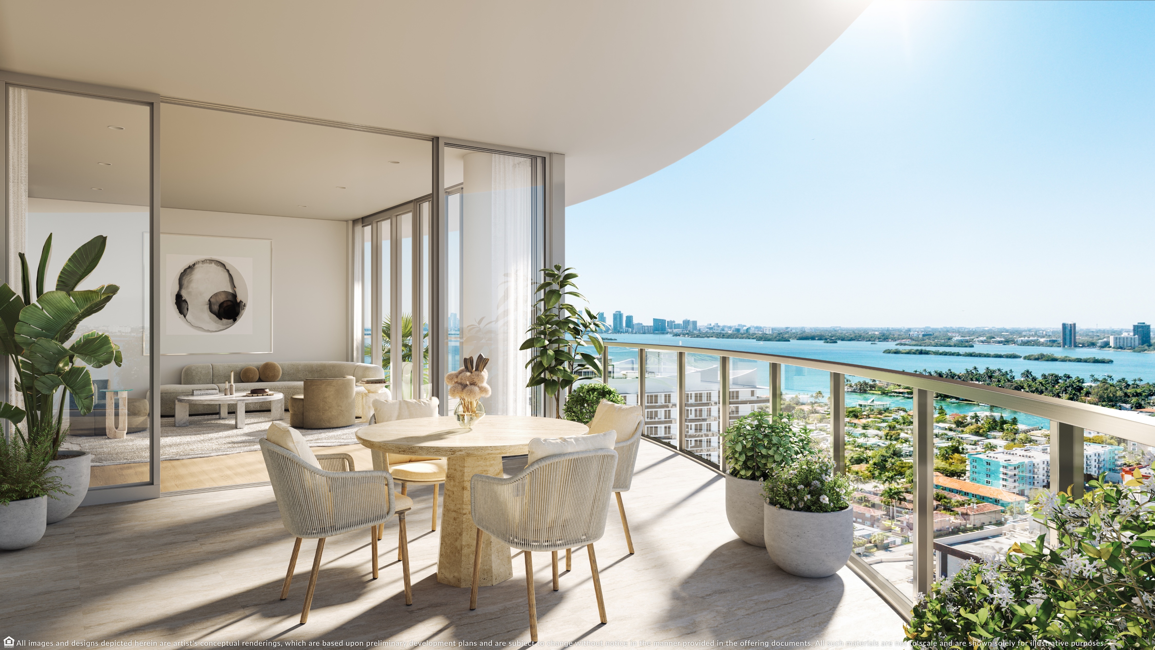Continuum Club & Residences North Bay Village - Luxury Condo Interior